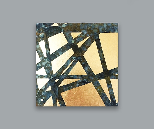 Blattvergoldung, Acryl auf 1 Box | Nr. 70 aus 100 | à 14 cm x 14 cm x 5 cm | 2017