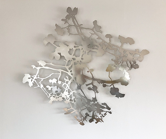 gabriele angel leinenbach - metall magnolie silber