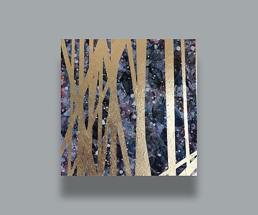 Blattvergoldung, Acryl auf 1 Box | Nr. 1 aus 9 | à 14 cm x 14 cm x 5 cm | 2017